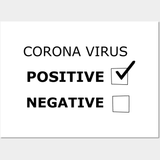 Positive Result from Coronavirus Posters and Art